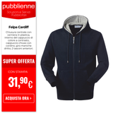 Felpa Cardiff personalizzato con logo - Pubblienne