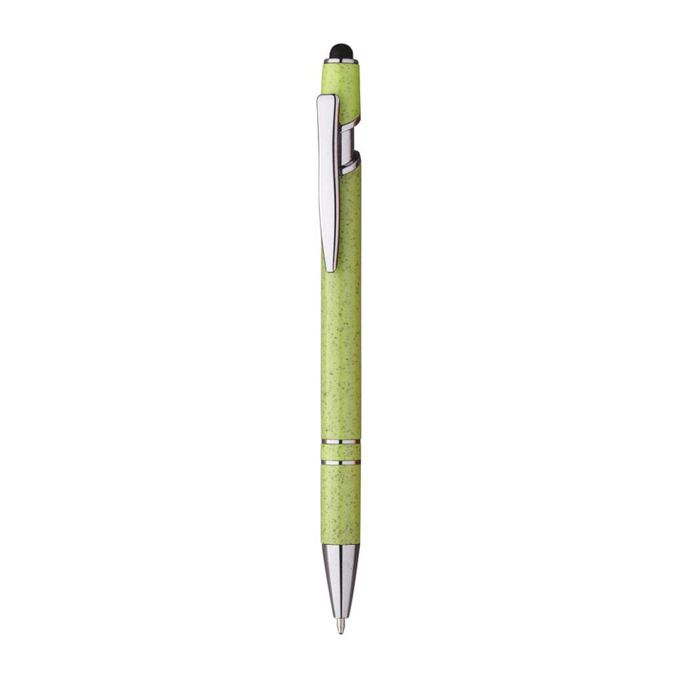5065 Foxy - Penna A Scatto Paglia Di Frumento personalizzato con logo - Pubblienne