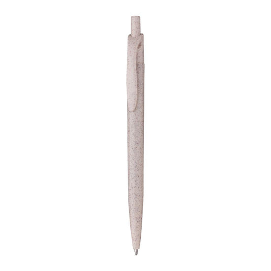 5066 Trigo - Penna A Scatto Paglia Di Frumento personalizzato con logo - Pubblienne