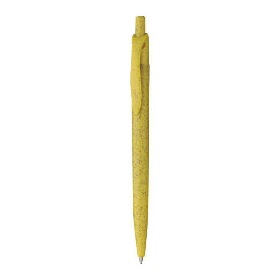 5066 Trigo - Penna A Scatto Paglia Di Frumento personalizzato con logo - Pubblienne