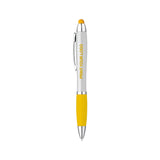5233 Neon White - Penna Sfera Touch con led personalizzato con logo - Pubblienne