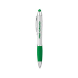 5233 Neon White - Penna Sfera Touch con led personalizzato con logo - Pubblienne