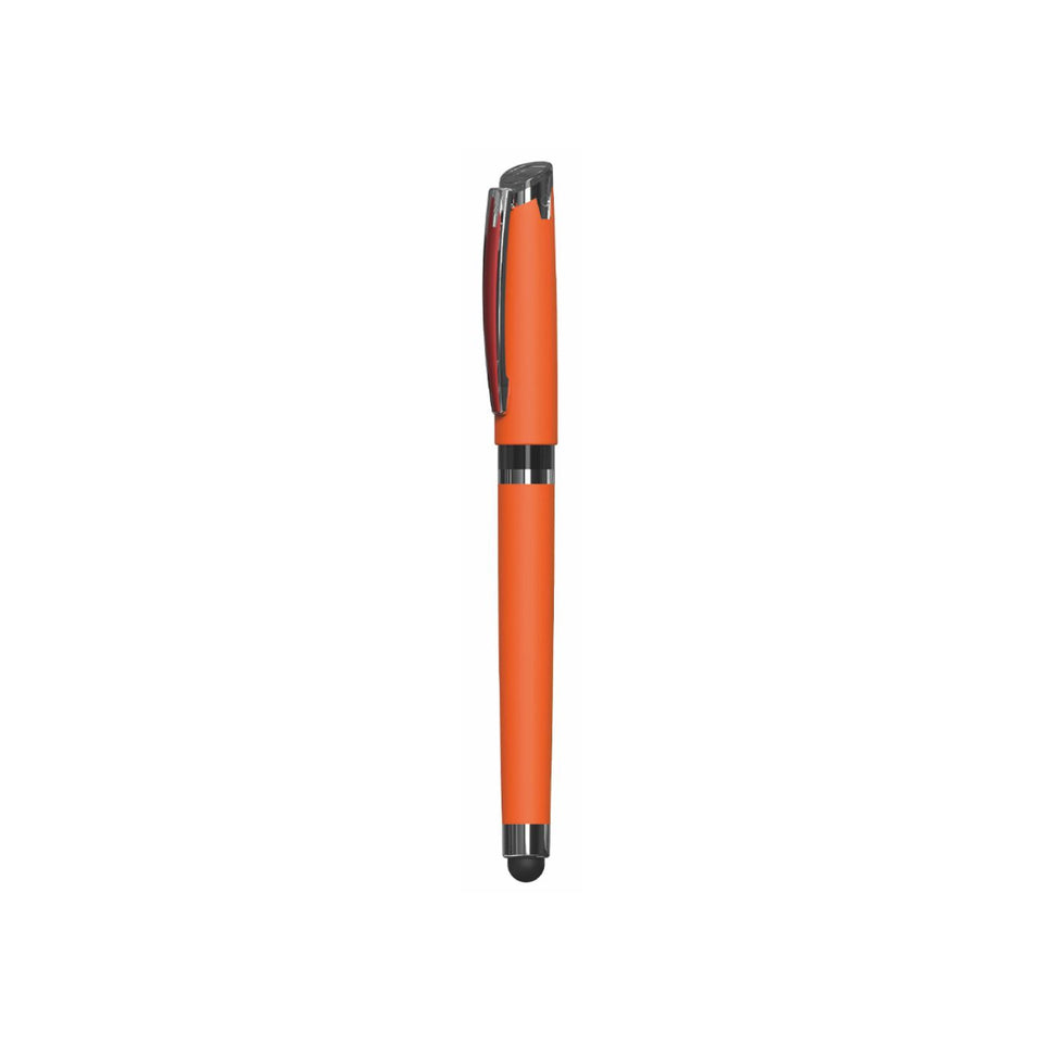 5291 Clio - Penna Roller Gel Soft Touch personalizzato con logo - Pubblienne