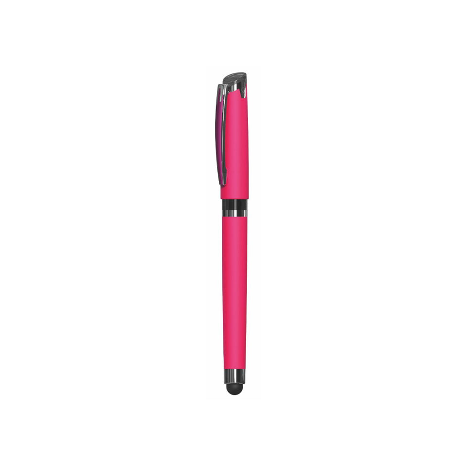 5291 Clio - Penna Roller Gel Soft Touch personalizzato con logo - Pubblienne