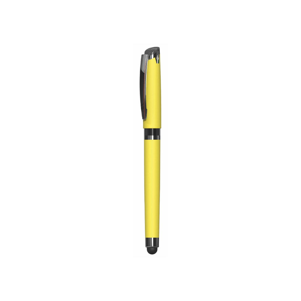 5291 Clio - Penna Roller Gel Soft Touch personalizzato con logo - Pubblienne