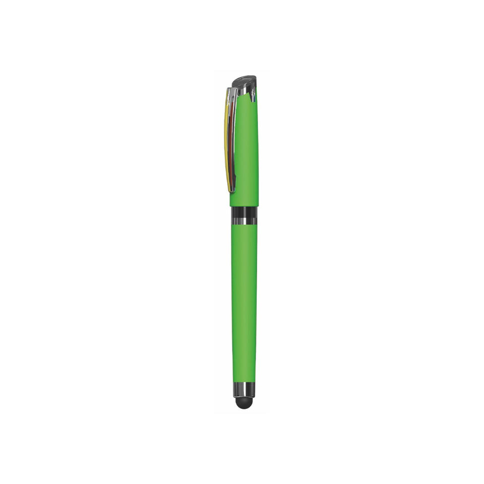 5291 Clio - Penna Roller Gel Soft Touch personalizzato con logo - Pubblienne