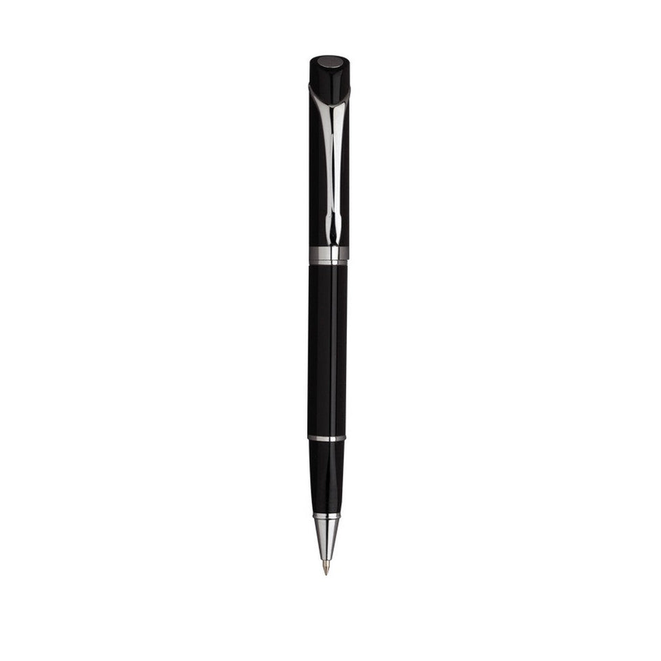 5665NERO  PENNA ROLLER personalizzato con logo - Pubblienne