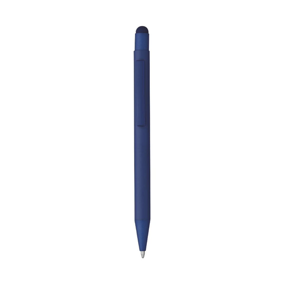 5690 Milvia - Penna Sfera Touch In Alluminio personalizzato con logo - Pubblienne