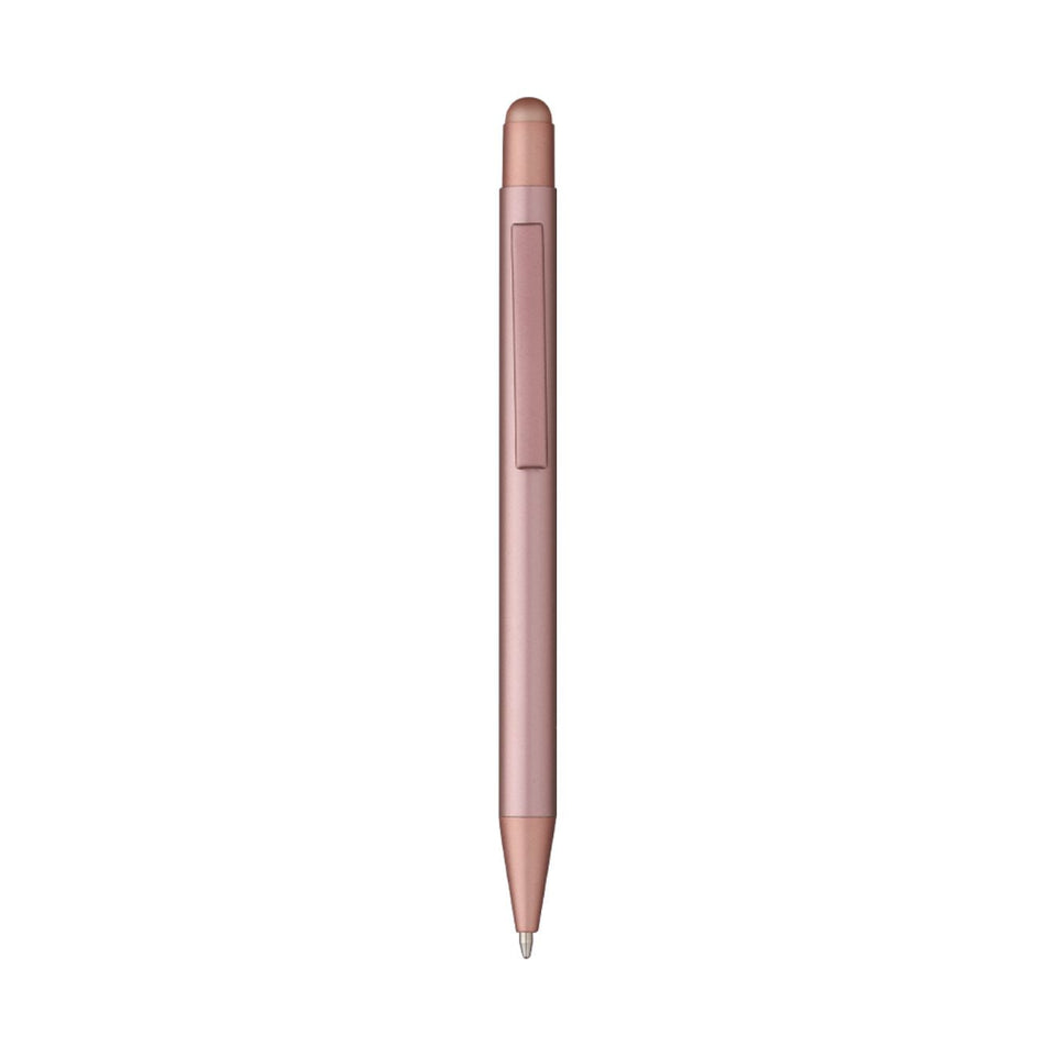5690 Milvia - Penna Sfera Touch In Alluminio personalizzato con logo - Pubblienne