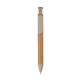 5693 Ariele - Penna In Bamboo E Paglia Di Frumento personalizzato con logo - Pubblienne