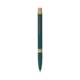 5699 Elia - Penna Sfera Soft Touch In Alluminio E Bamboo personalizzato con logo - Pubblienne