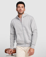Felpa unisex con cappuccio e zip intera Adulto e Bambino personalizzato con logo - Pubblienne