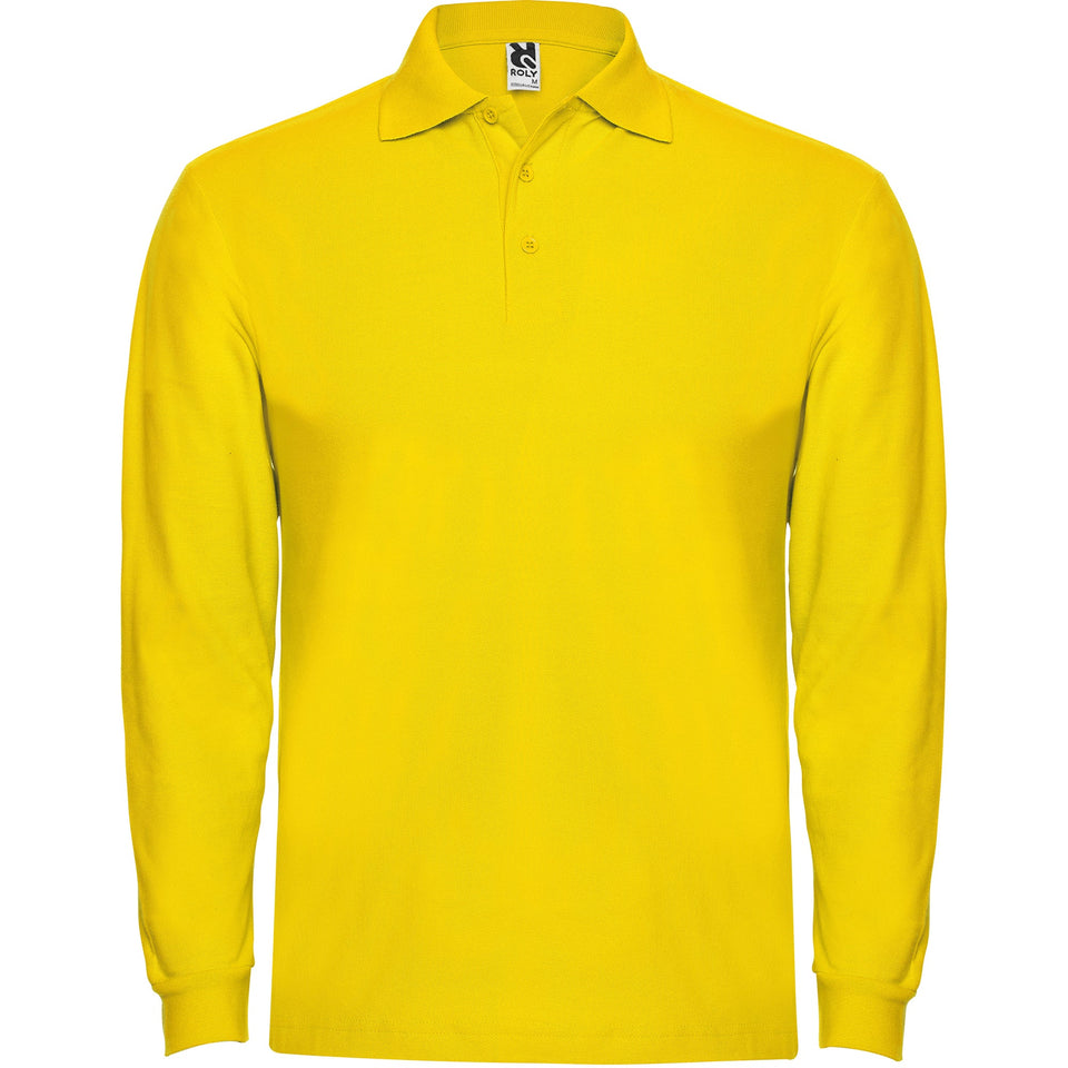 R6635 - Roly Estrella Manica Lunga Polo Uomo personalizzato con logo - Pubblienne