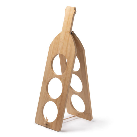 6041 Kendrik - Portabottiglie In Legno personalizzato con logo - Pubblienne
