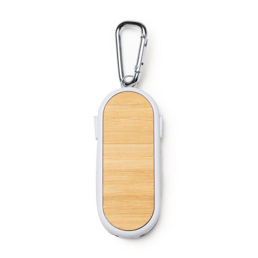 6109 Joele - Cavo Di Ricarica 5 In 1 In ABS Riciclato E Bamboo personalizzato con logo - Pubblienne