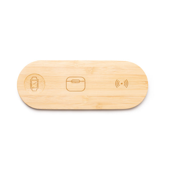 6130 BERTO - Caricabatterie Wireless personalizzato con logo - Pubblienne