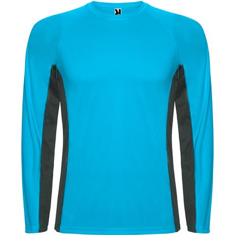R6670 - Roly Shanghai Manica Lunga T-Shirt Uomo personalizzato con logo - Pubblienne