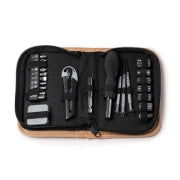 Thiago - Set Attrezzi Con Borsello In Sughero personalizzato con logo - Pubblienne