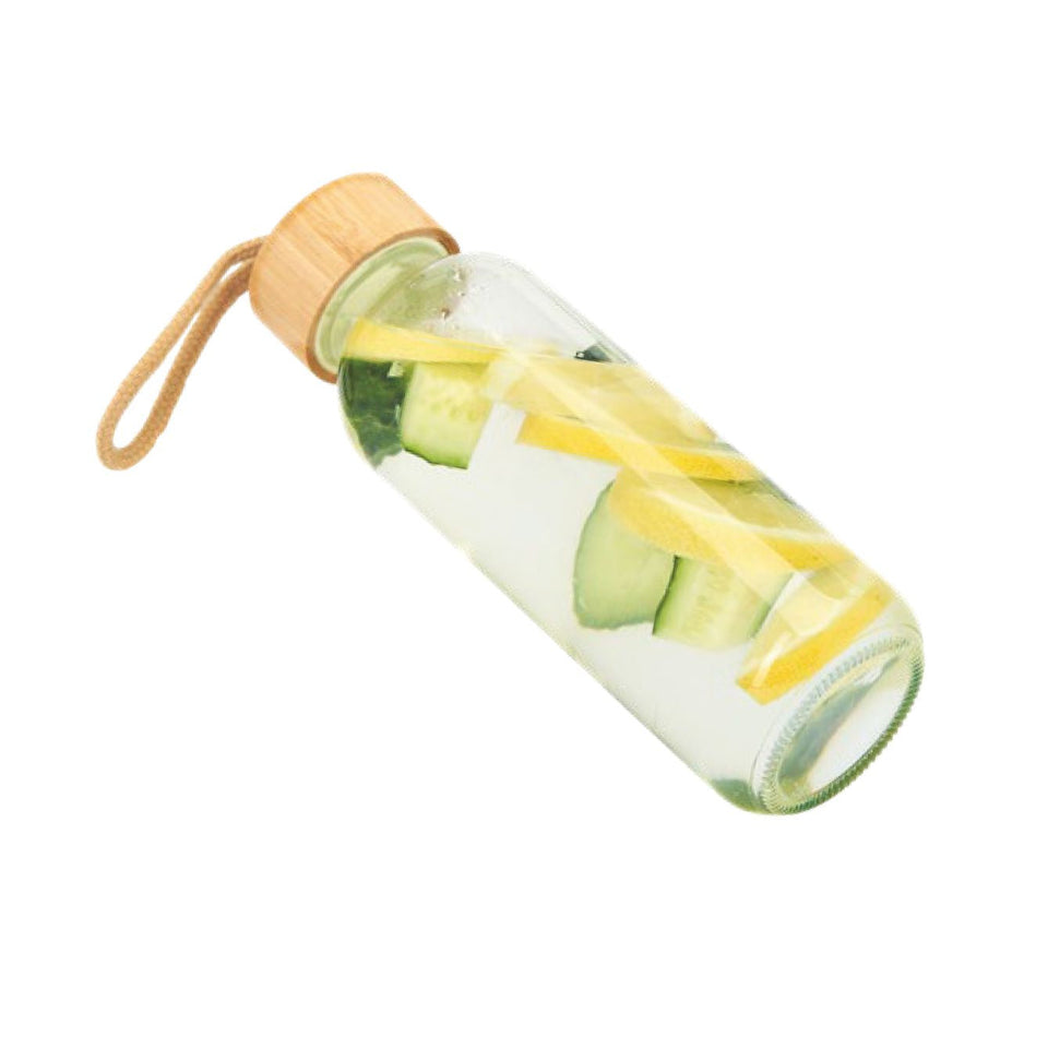 8409 Nordic - Nordic – Borraccia In Vetro E Bamboo personalizzato con logo - Pubblienne