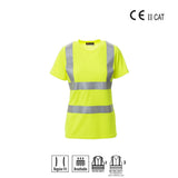 AVENUE LADY T-SHIRTGIROCOLLO ALTA VISIBILITA' PAYPER personalizzato con logo - Pubblienne