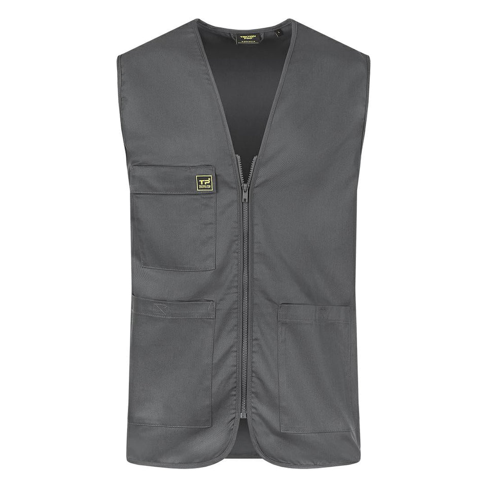 GILET ESTIVO MULTITASCHE CON ZIP personalizzato con logo - Pubblienne