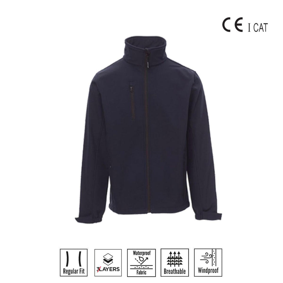DUBLIN GIACCA ERGONOMICA SOFT SHELL PAYPER personalizzato con logo - Pubblienne