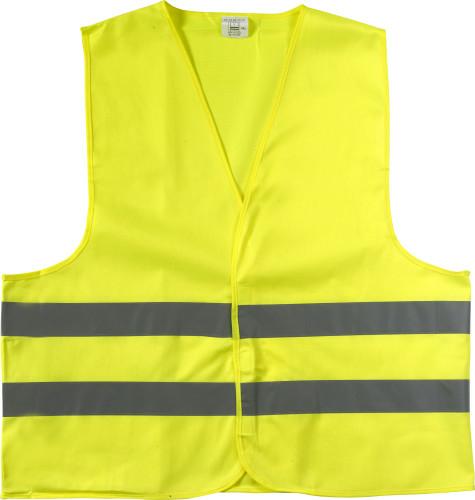 GILET D'EMERGENZA IN POLIESTERE 150D personalizzato con logo - Pubblienne