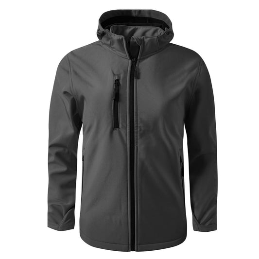 GIACCA SOFT SHELL CON CAPPUCCIO personalizzato con logo - Pubblienne