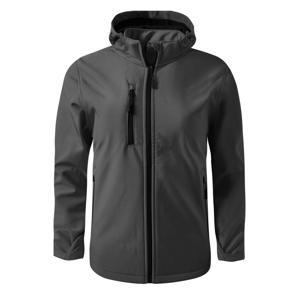 GIACCA SOFT SHELL CON CAPPUCCIO personalizzato con logo - Pubblienne