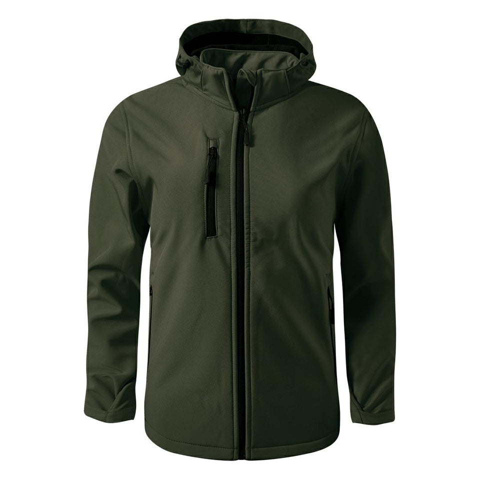 GIACCA SOFT SHELL CON CAPPUCCIO personalizzato con logo - Pubblienne