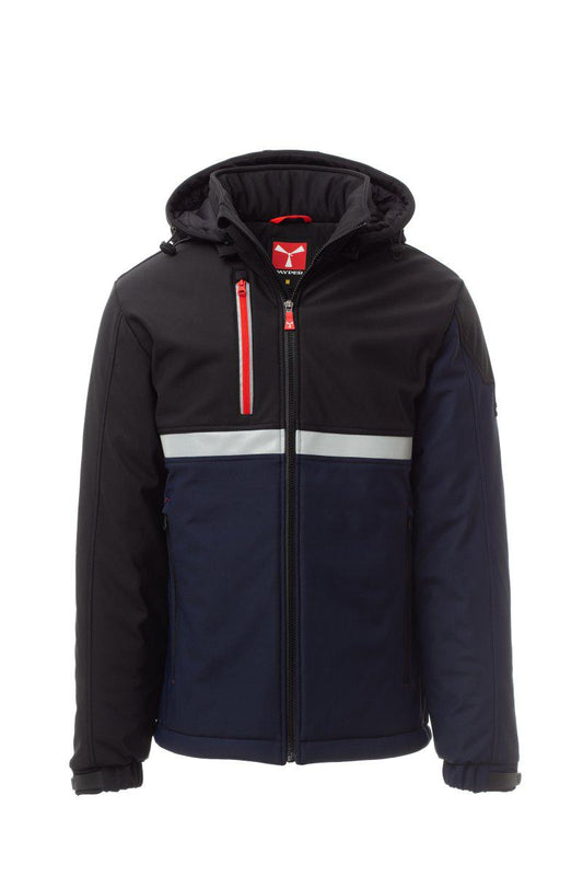 WISE PAD SOFT SHELL3 STRATI DA UOMO PAYPER personalizzato con logo - Pubblienne