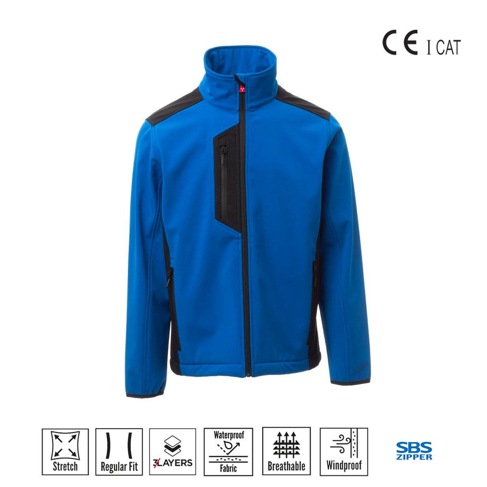 GALWAY SOFT SHELL 3STRATI DA UOMO PAYPER personalizzato con logo - Pubblienne