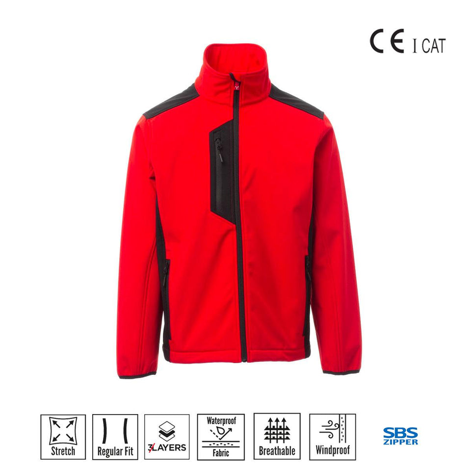 GALWAY SOFT SHELL 3STRATI DA UOMO PAYPER personalizzato con logo - Pubblienne