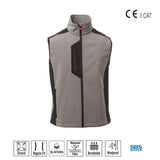 CORK GILET SOFT SHELL 3 STRATI PAYPER personalizzato con logo - Pubblienne