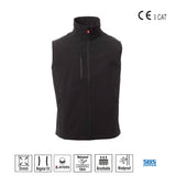 CORK GILET SOFT SHELL 3 STRATI PAYPER personalizzato con logo - Pubblienne