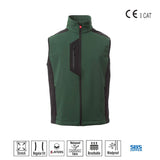 CORK GILET SOFT SHELL 3 STRATI PAYPER personalizzato con logo - Pubblienne