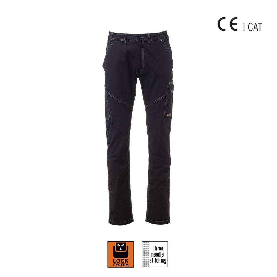 WORKER STRETCH SUMMER PANTALONE UNISEX PAYPER personalizzato con logo - Pubblienne