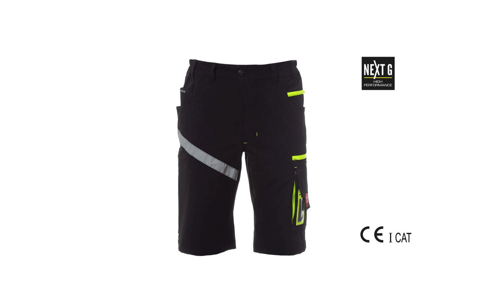 NEXT 4W SHORTS BERMUDA UNISEX STRETCH PAYPER personalizzato con logo - Pubblienne