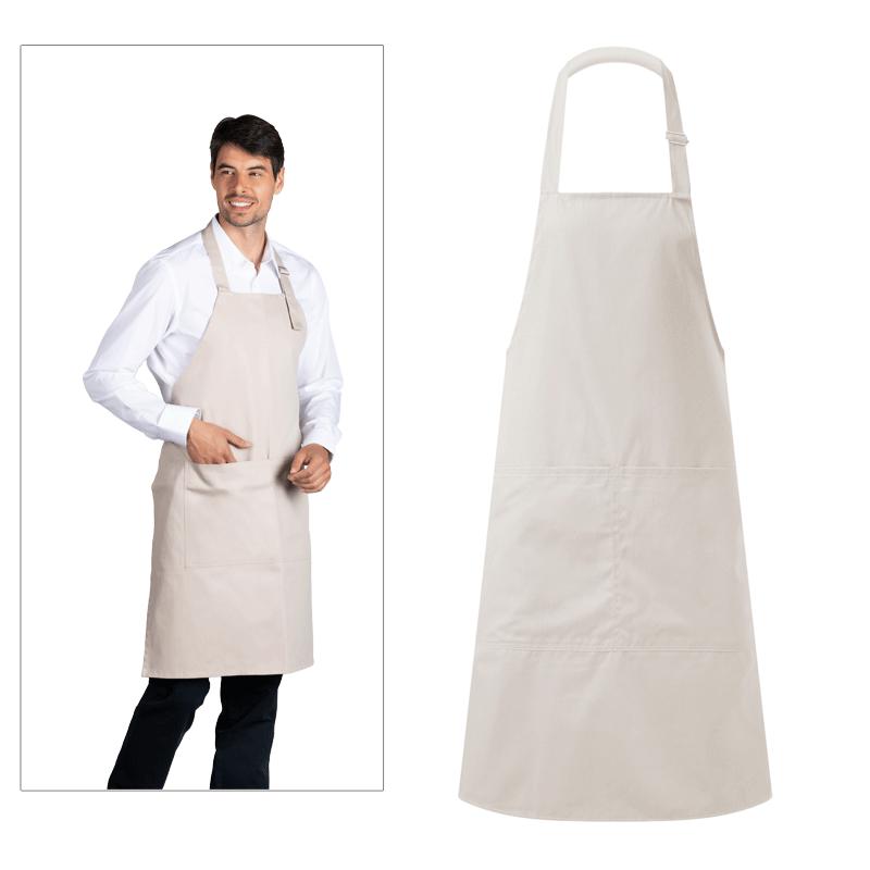 GREMBIULE UNISEX CON DUE TASCHE 70x90cm personalizzato con logo - Pubblienne