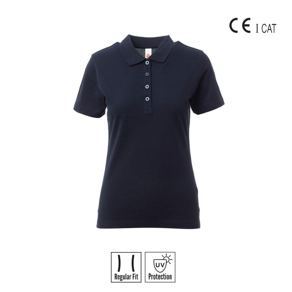 ROME LADY POLO DA DONNA CON 4 BOTTONI PAYPER personalizzato con logo - Pubblienne
