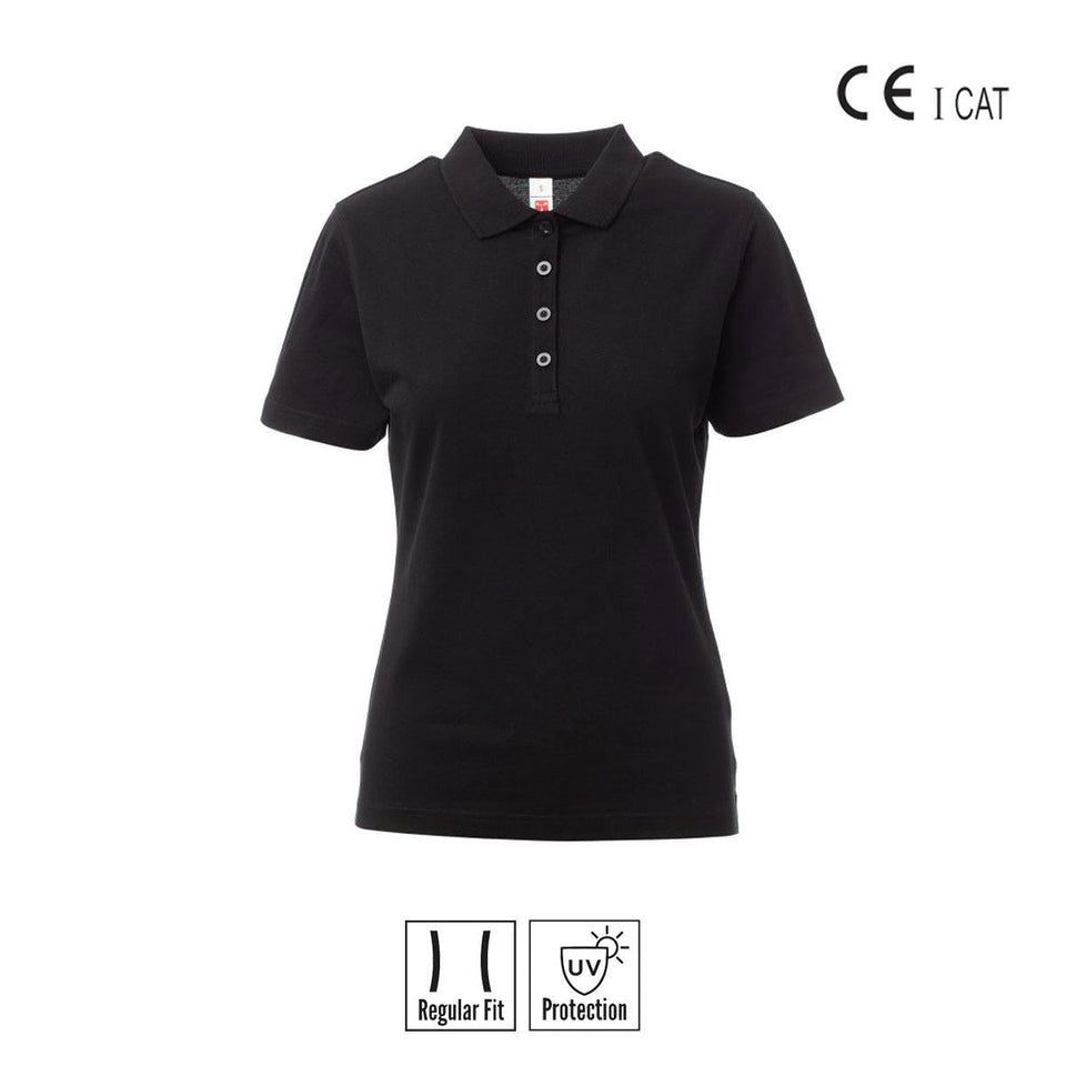 ROME LADY POLO DA DONNA CON 4 BOTTONI PAYPER personalizzato con logo - Pubblienne