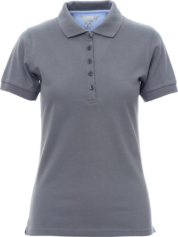 GLAMOUR POLO DONNA 5 BOTTONI PAYPER personalizzato con logo - Pubblienne
