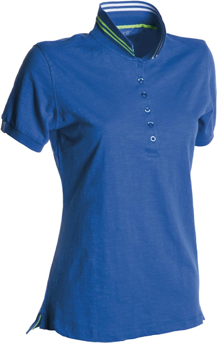 NAUTIC LADY POLO DONNA JERSEY FIAMMATO PAYPER personalizzato con logo - Pubblienne
