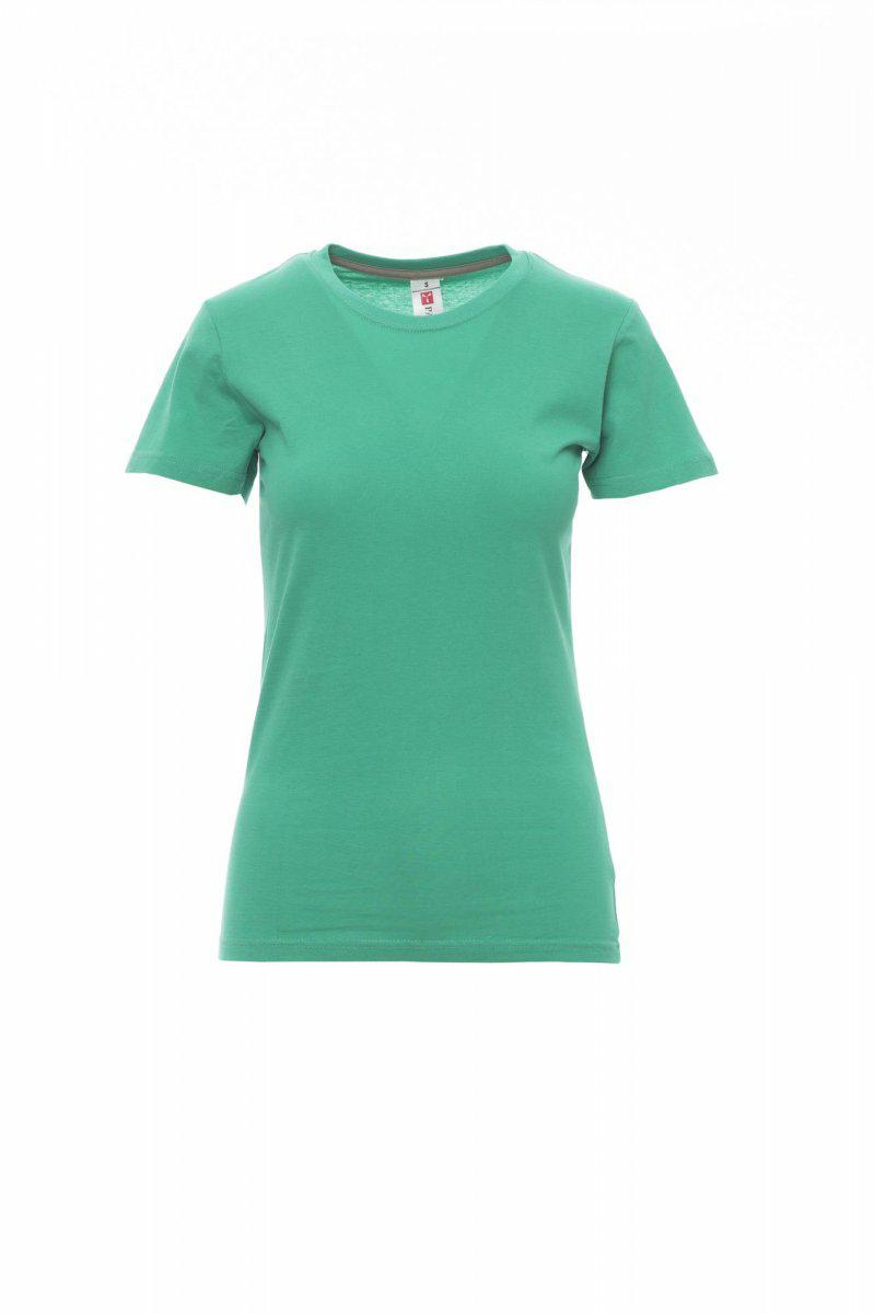 SUNSET LADY T-SHIRTGIROCOLLO DONNA 155gr. PAYPER personalizzato con logo - Pubblienne