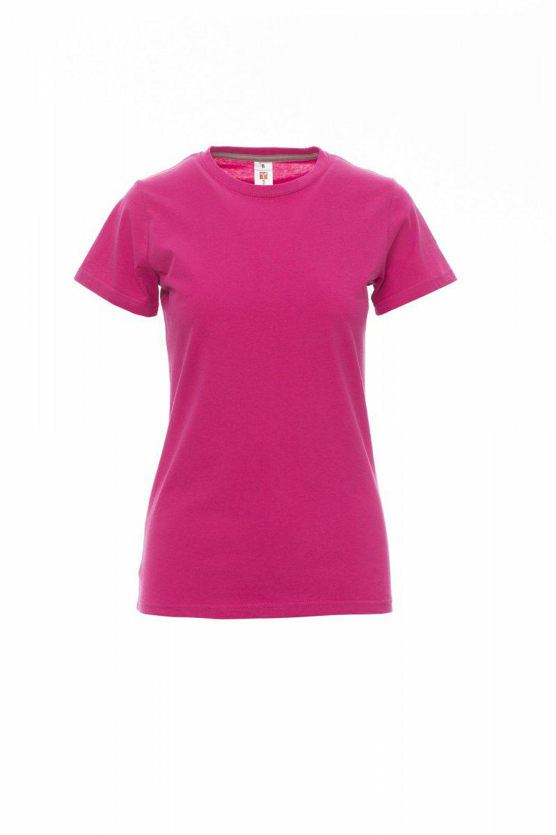 SUNSET LADY T-SHIRTGIROCOLLO DONNA 155gr. PAYPER personalizzato con logo - Pubblienne