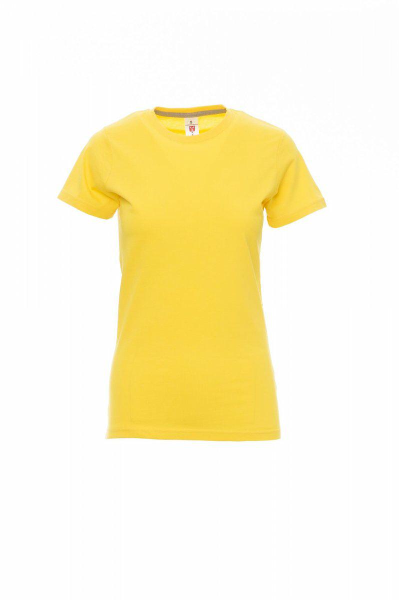 SUNSET LADY T-SHIRTGIROCOLLO DONNA 155gr. PAYPER personalizzato con logo - Pubblienne