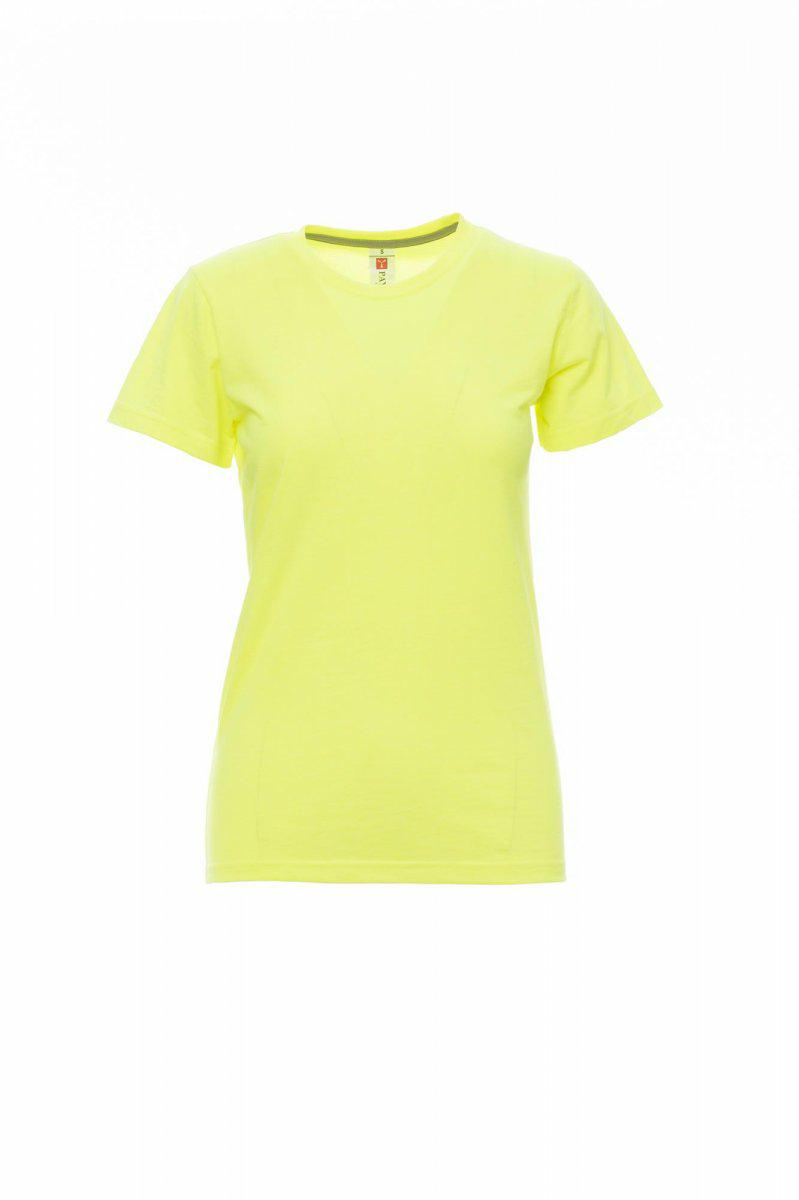 SUNSET LADY T-SHIRTGIROCOLLO DONNA 155gr. PAYPER personalizzato con logo - Pubblienne