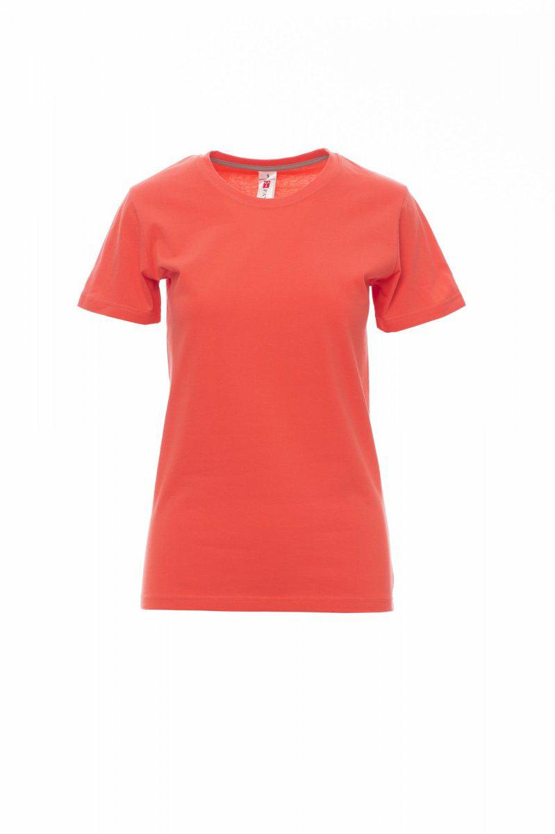 SUNSET LADY T-SHIRTGIROCOLLO DONNA 155gr. PAYPER personalizzato con logo - Pubblienne
