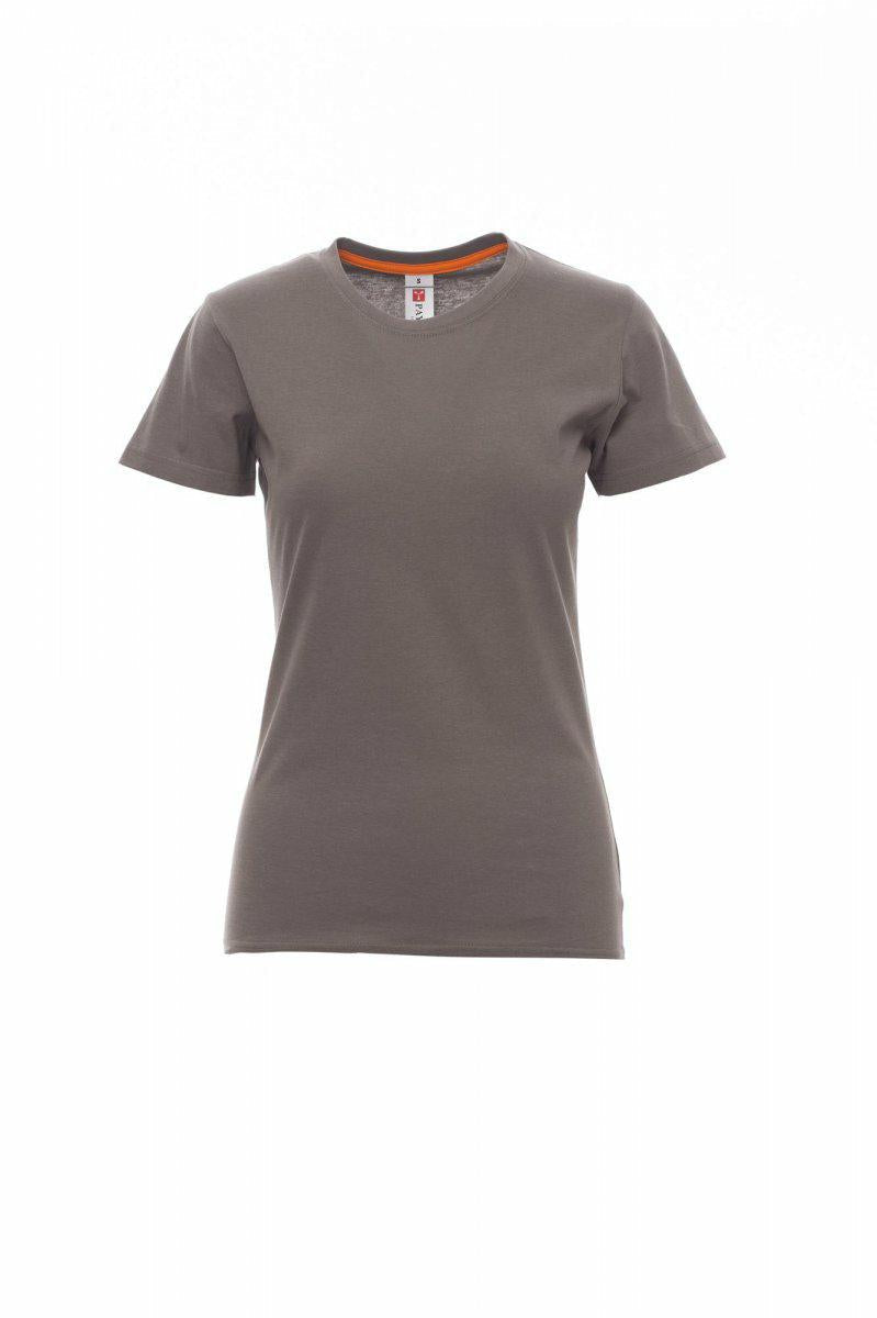 SUNSET LADY T-SHIRTGIROCOLLO DONNA 155gr. PAYPER personalizzato con logo - Pubblienne