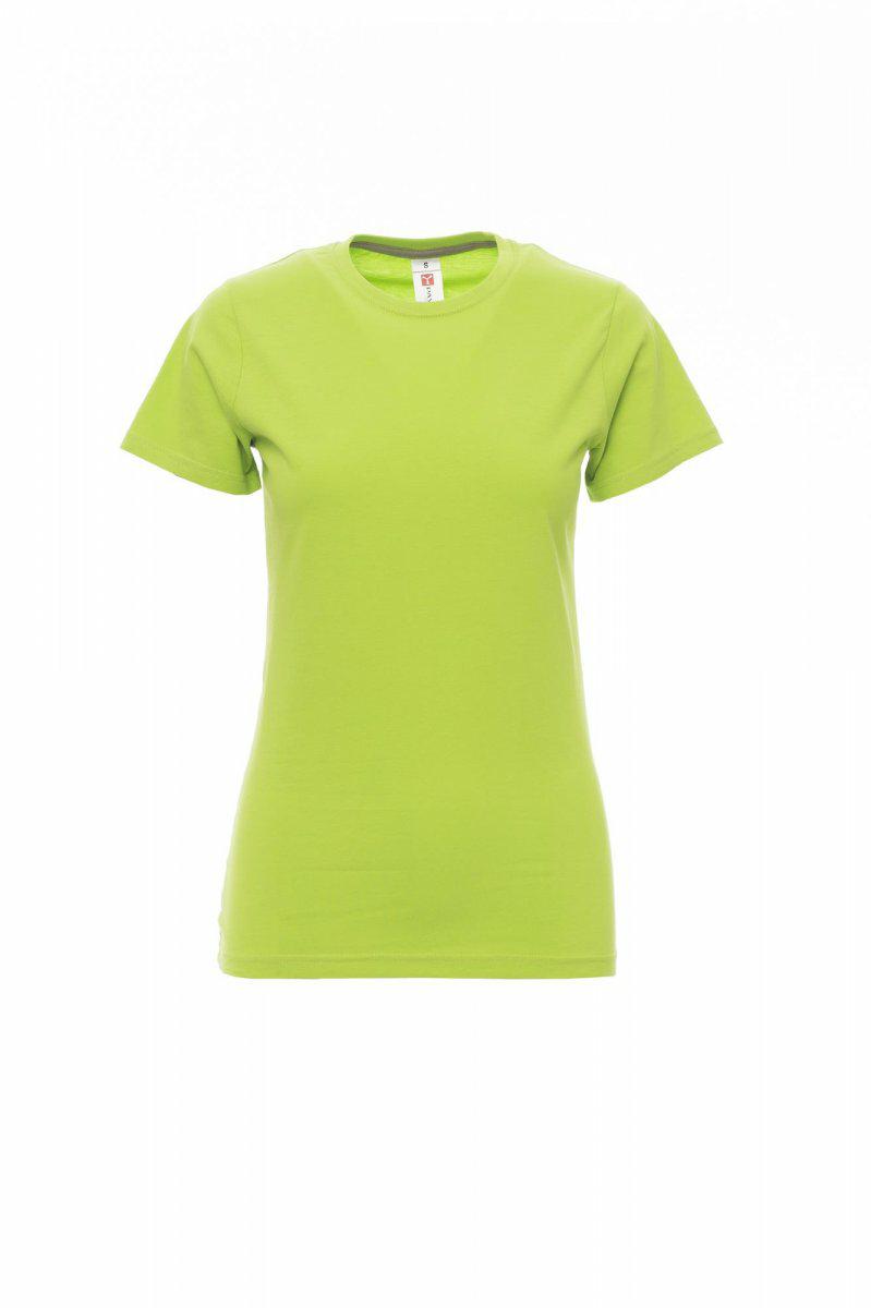 SUNSET LADY T-SHIRTGIROCOLLO DONNA 155gr. PAYPER personalizzato con logo - Pubblienne